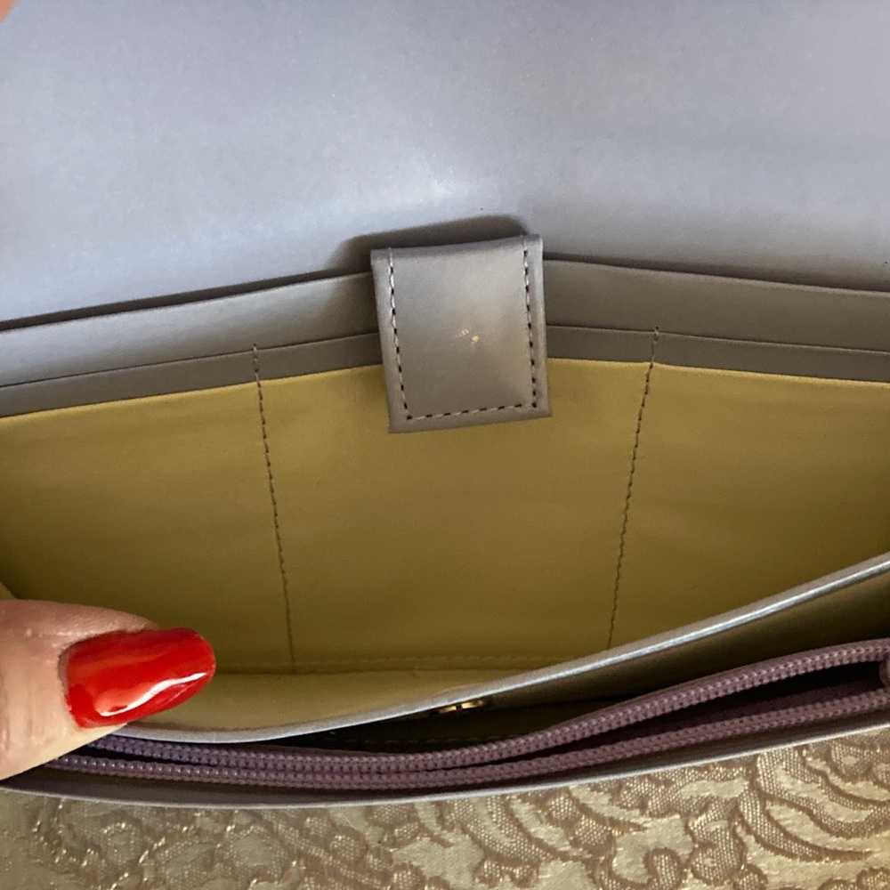 Givenchy Beautiful Lavender Natural Leather Long Wallet with COA. - Picture 12 of 15